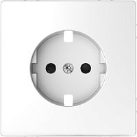 Лицевая панель Schneider Electric Merten D-Life для 1-м. розетки 220Вт белый лотос картинка
